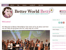 Tablet Screenshot of betterworldbetty.org